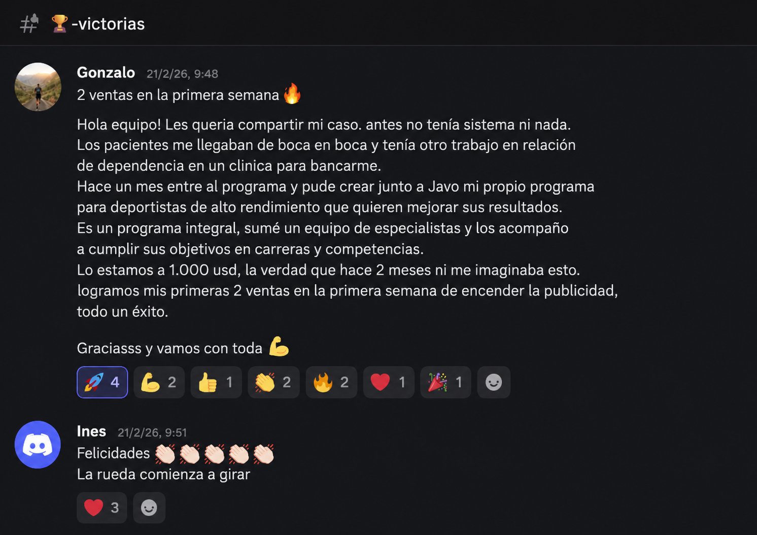 Testimonio de un cliente