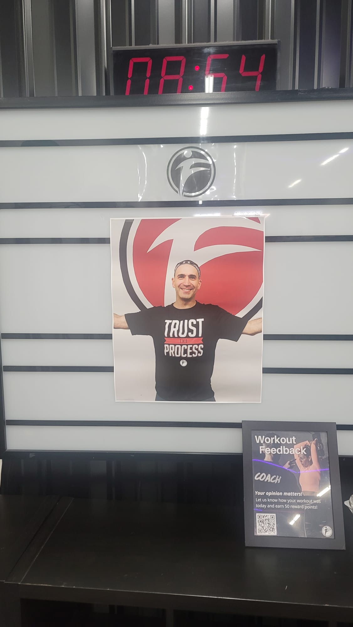 Stephen “Super Steve” Osbourne smiling in the gym, remembered for his positive energy and consistency as a valued Fight Fitness member