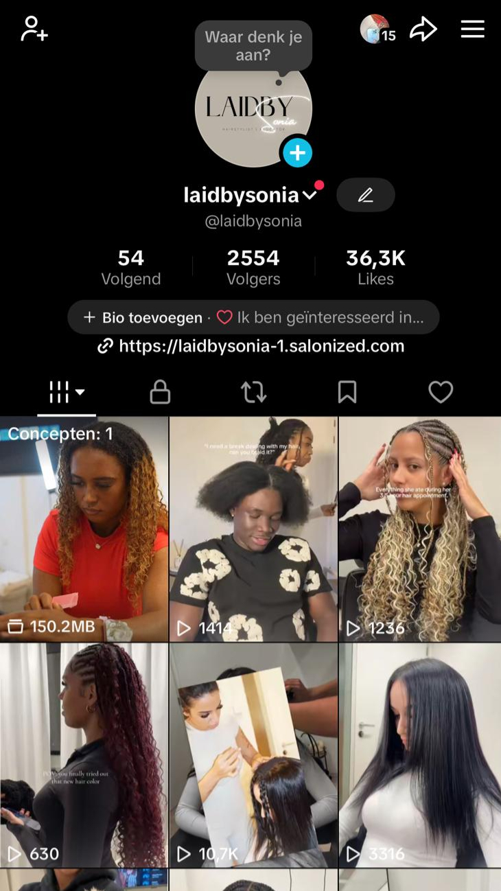 Laid by Sonia TikTok