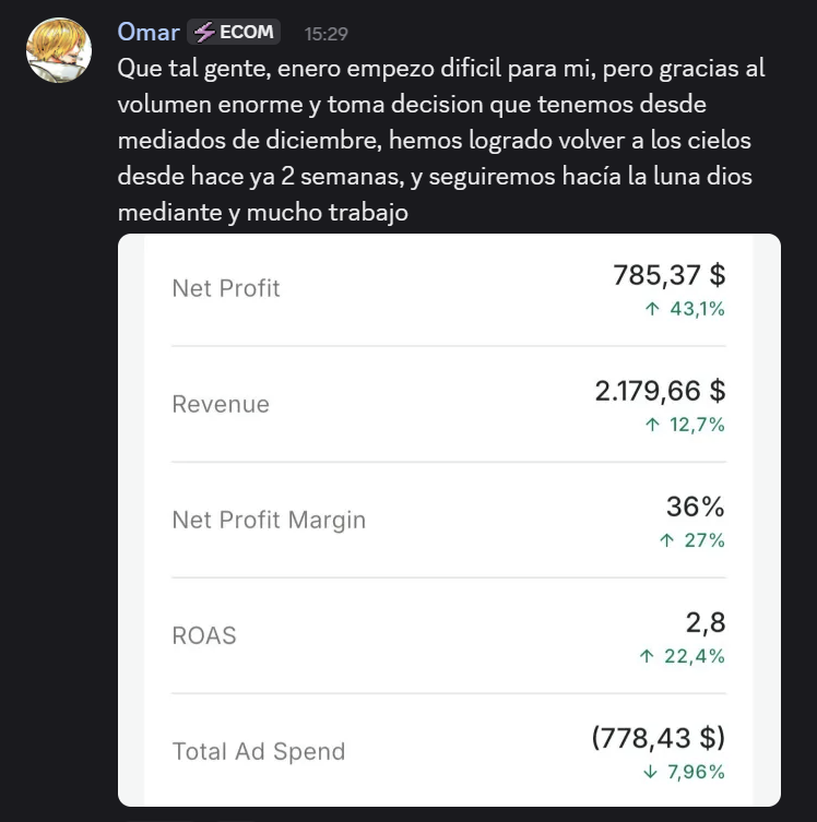 Testimonio cliente 1