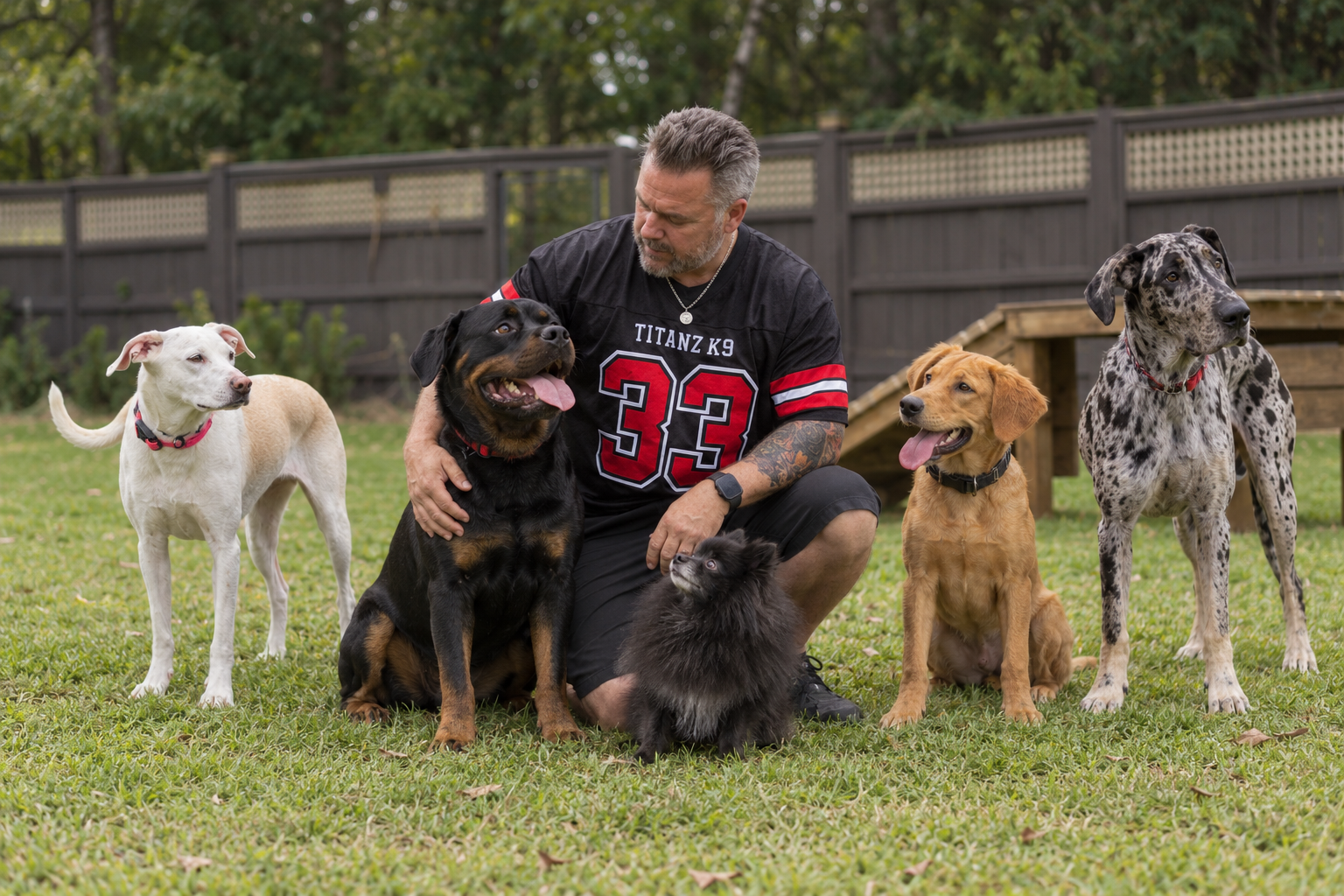 Titanz K9 client dog