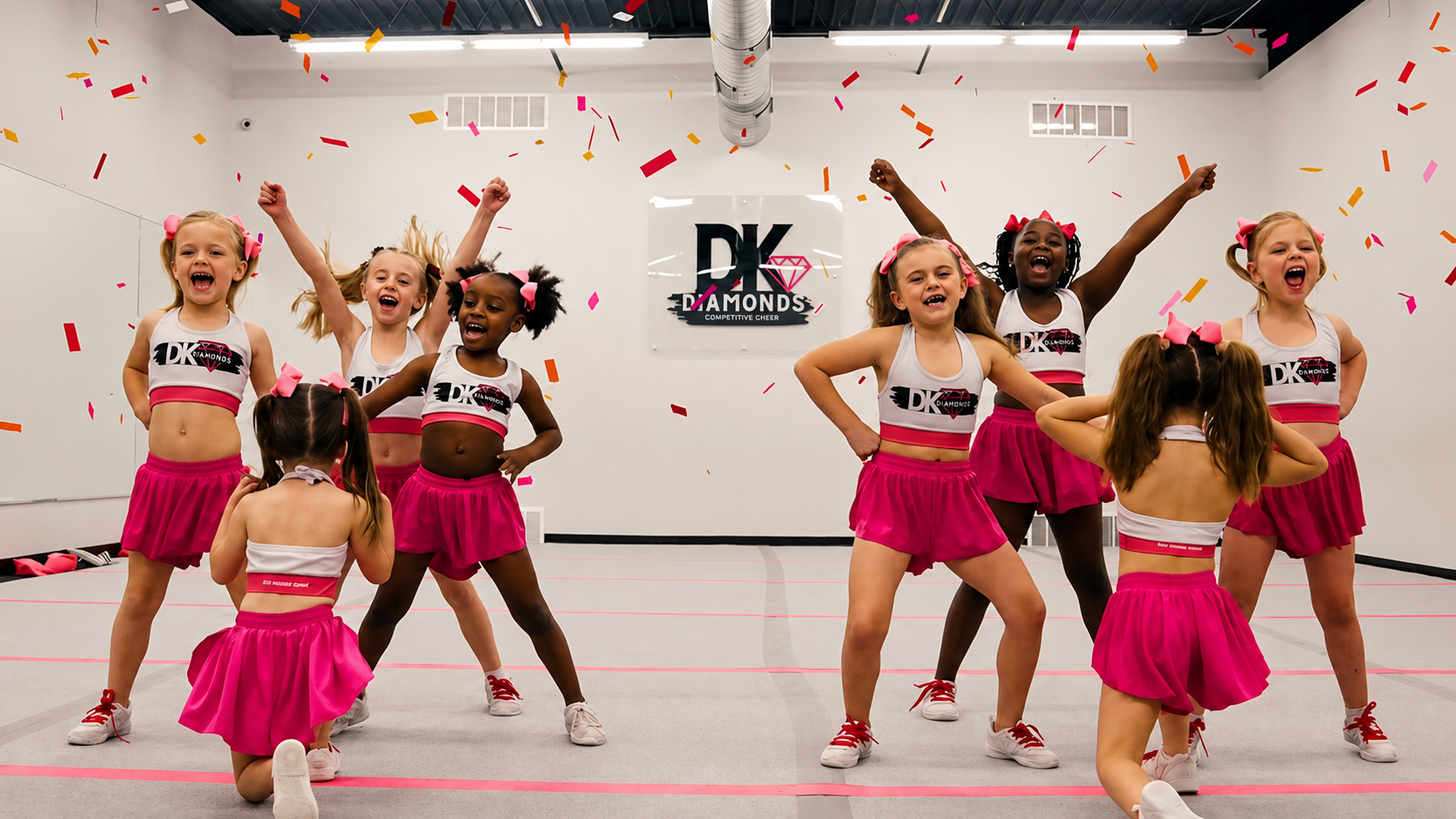 The Diamond Cheer House studio interior