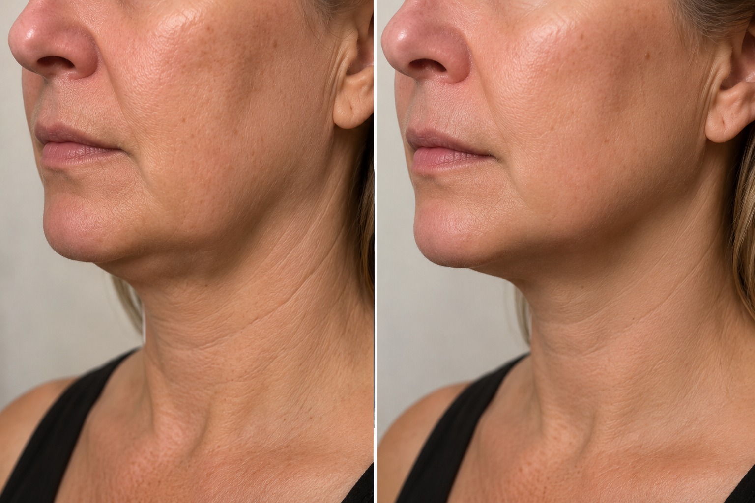 RF Skin Tightening Facial results, before and after