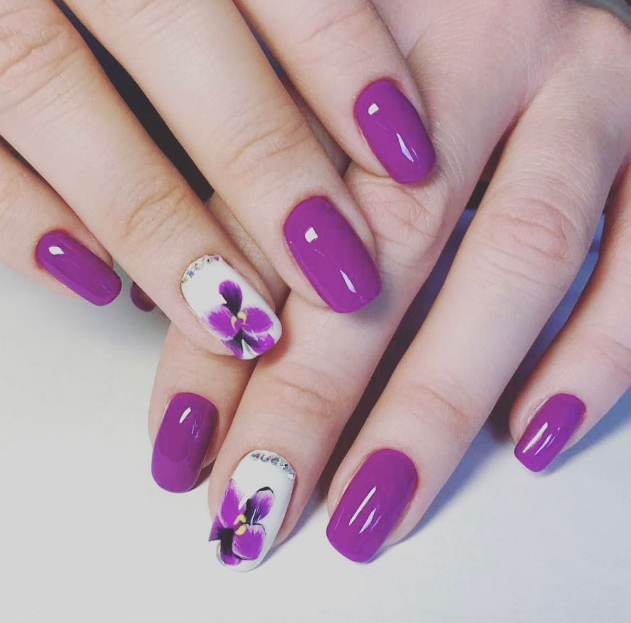Wild Orchid Spa nail result 2