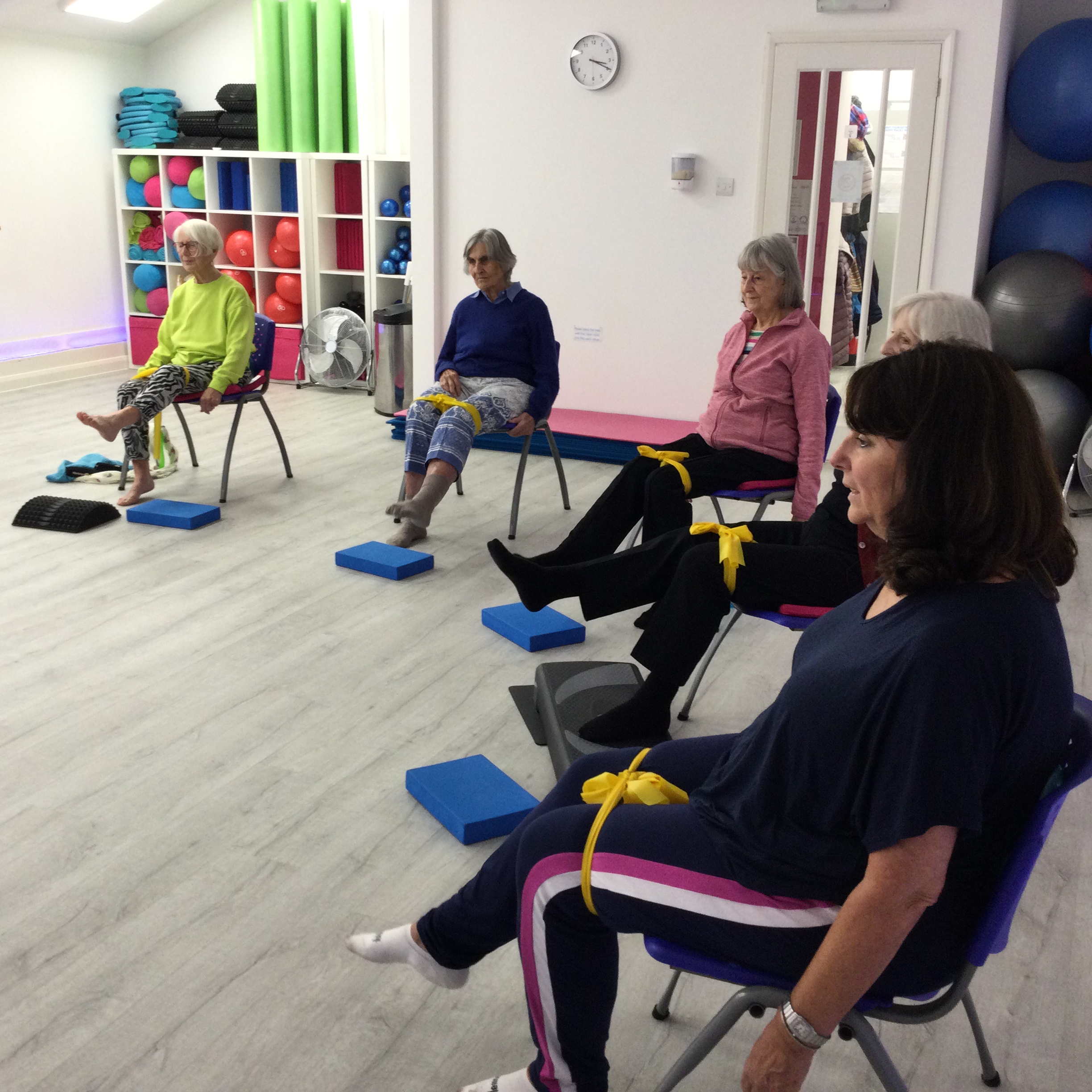 Chair Pilates class at The Pilates Corner Baldock
