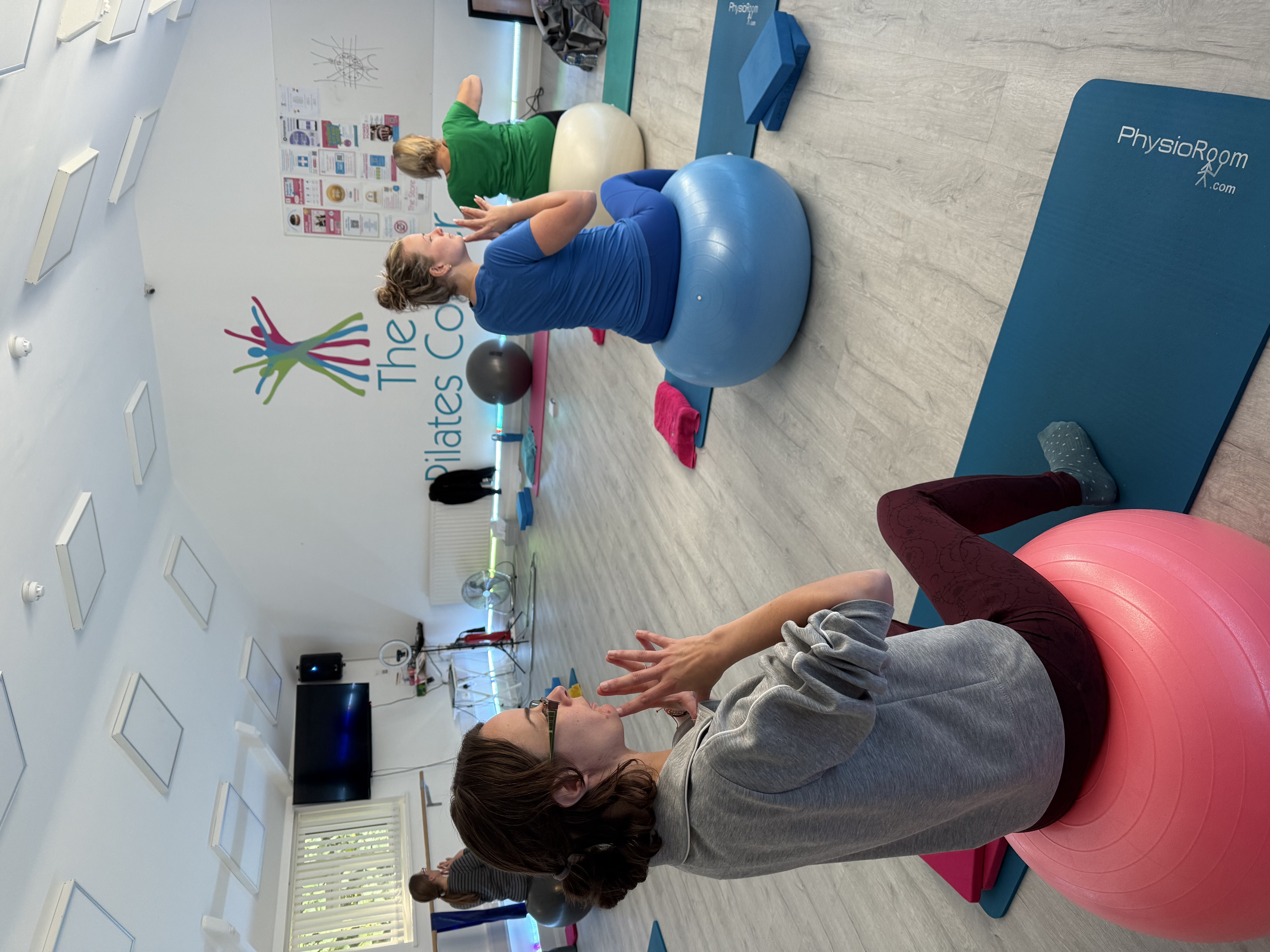 Fitball class at The Pilates Corner Baldock