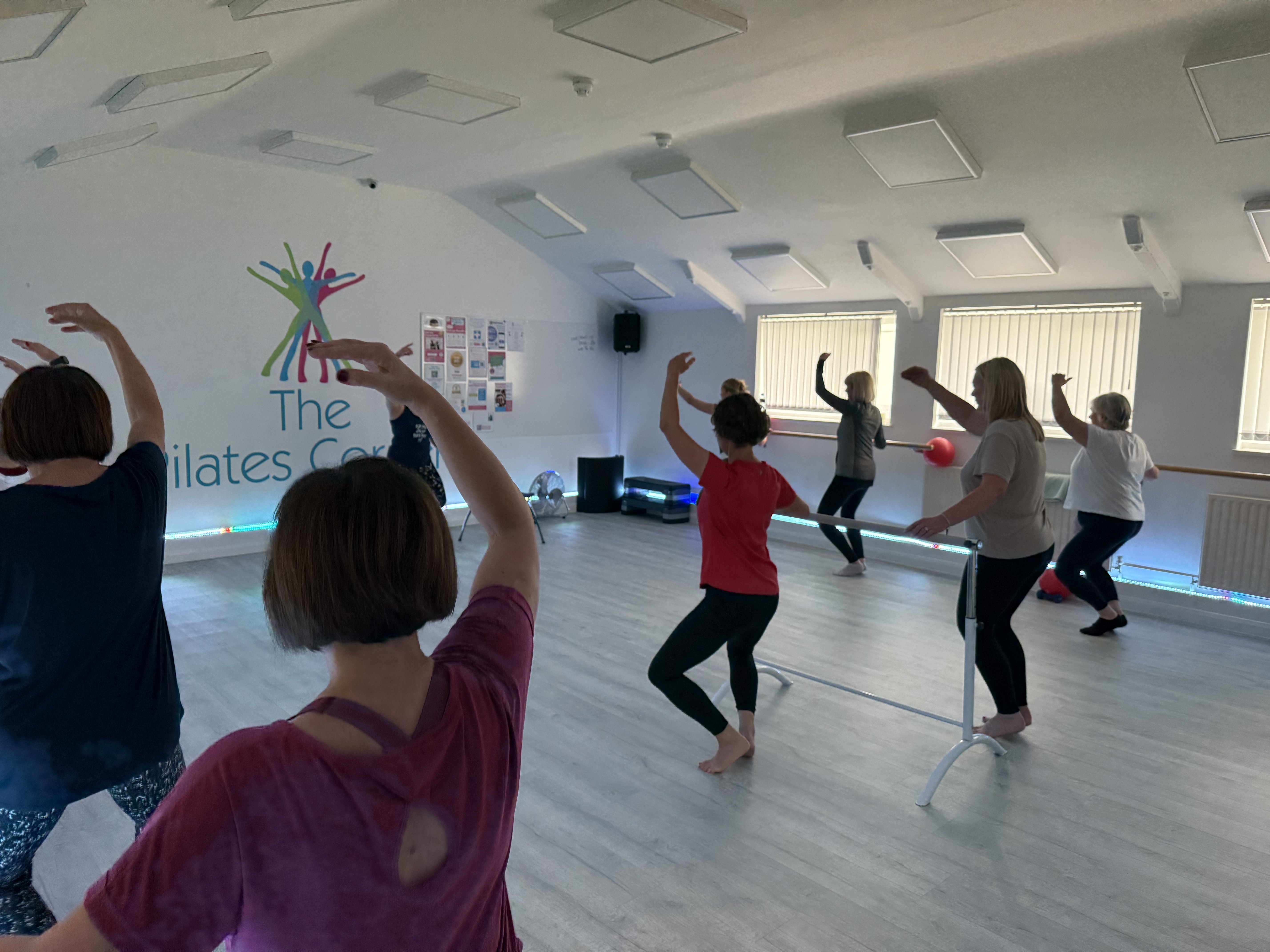 Barre class at The Pilates Corner Baldock