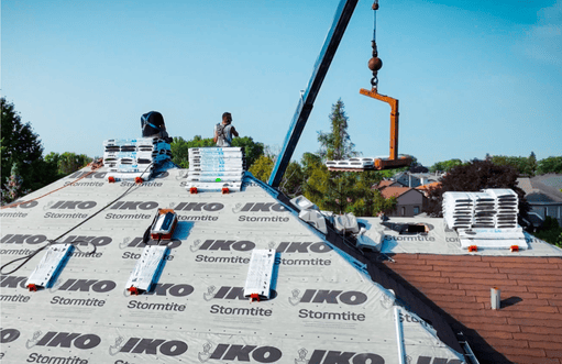 bmf roofing solutions on the roof 