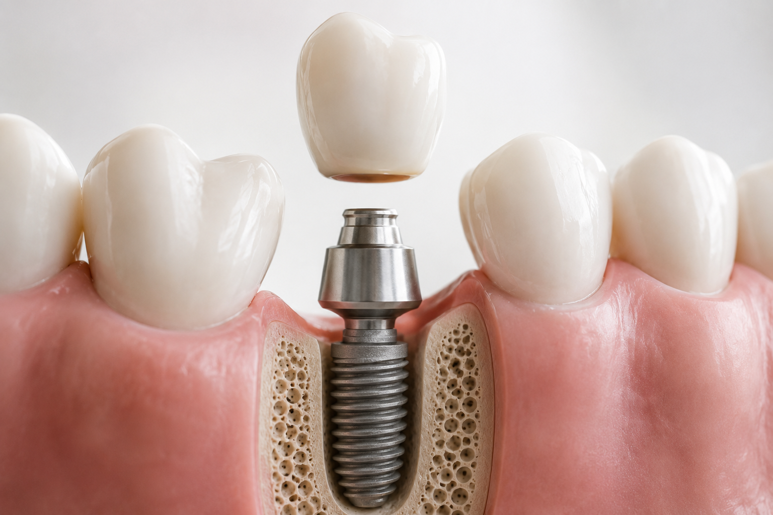 A dental implant, up close