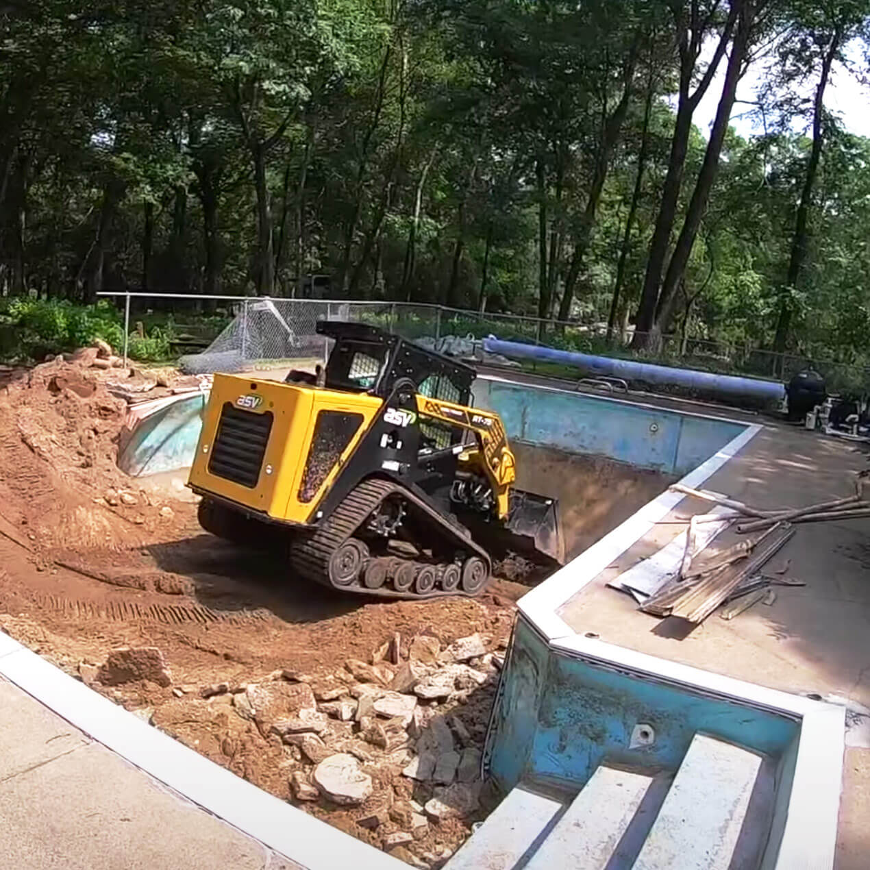 <h3>In-Ground Pool Removal</h3>