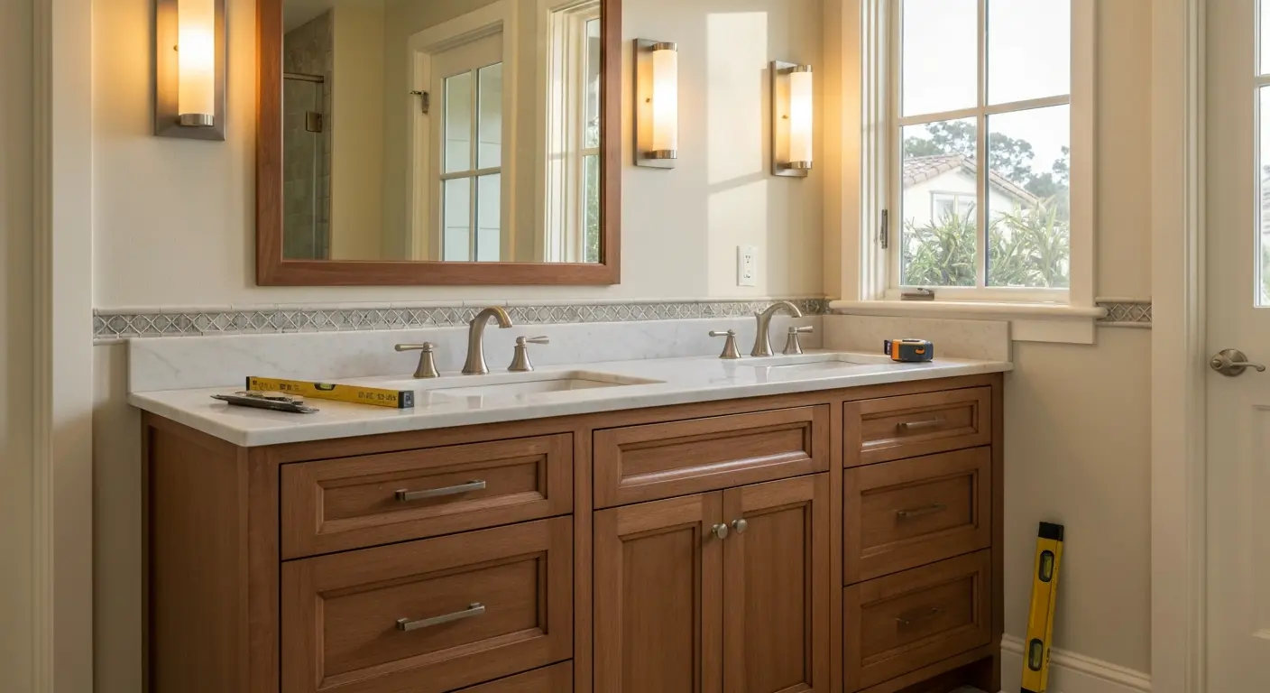 Bathroom fixture upgrade