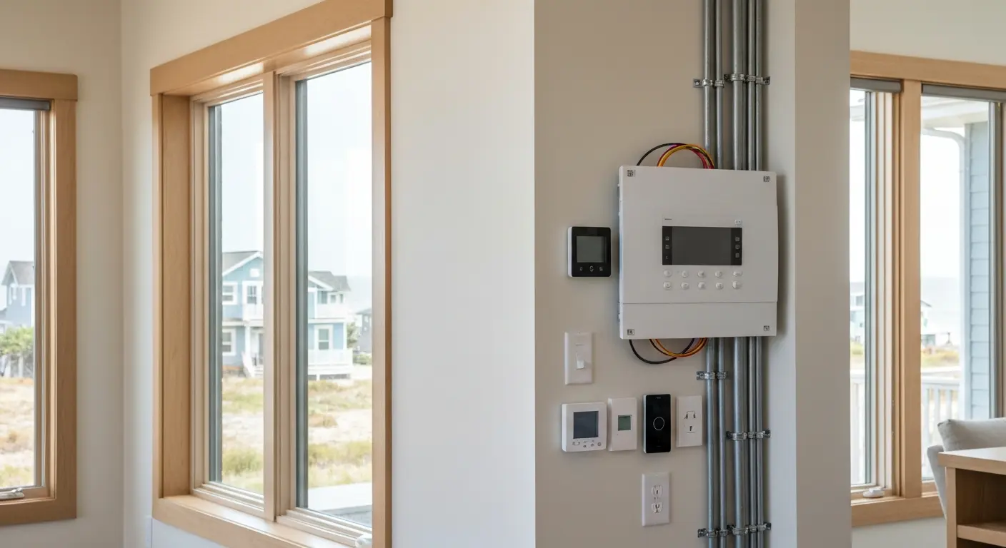 Smart home technology in luxury residence