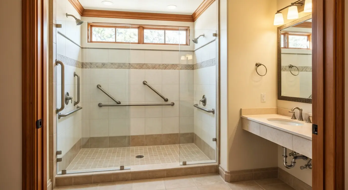 Accessible bathroom renovation