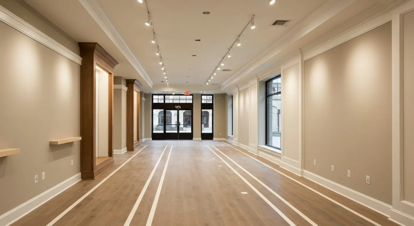 Retail space tenant improvement