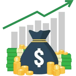 Rising investment and wealth growth