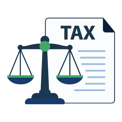 Bookkeeping document and calculator icon