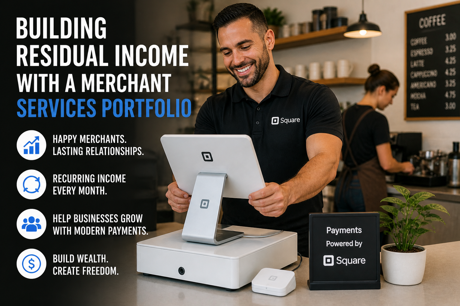 building residual income merchant services portfolio