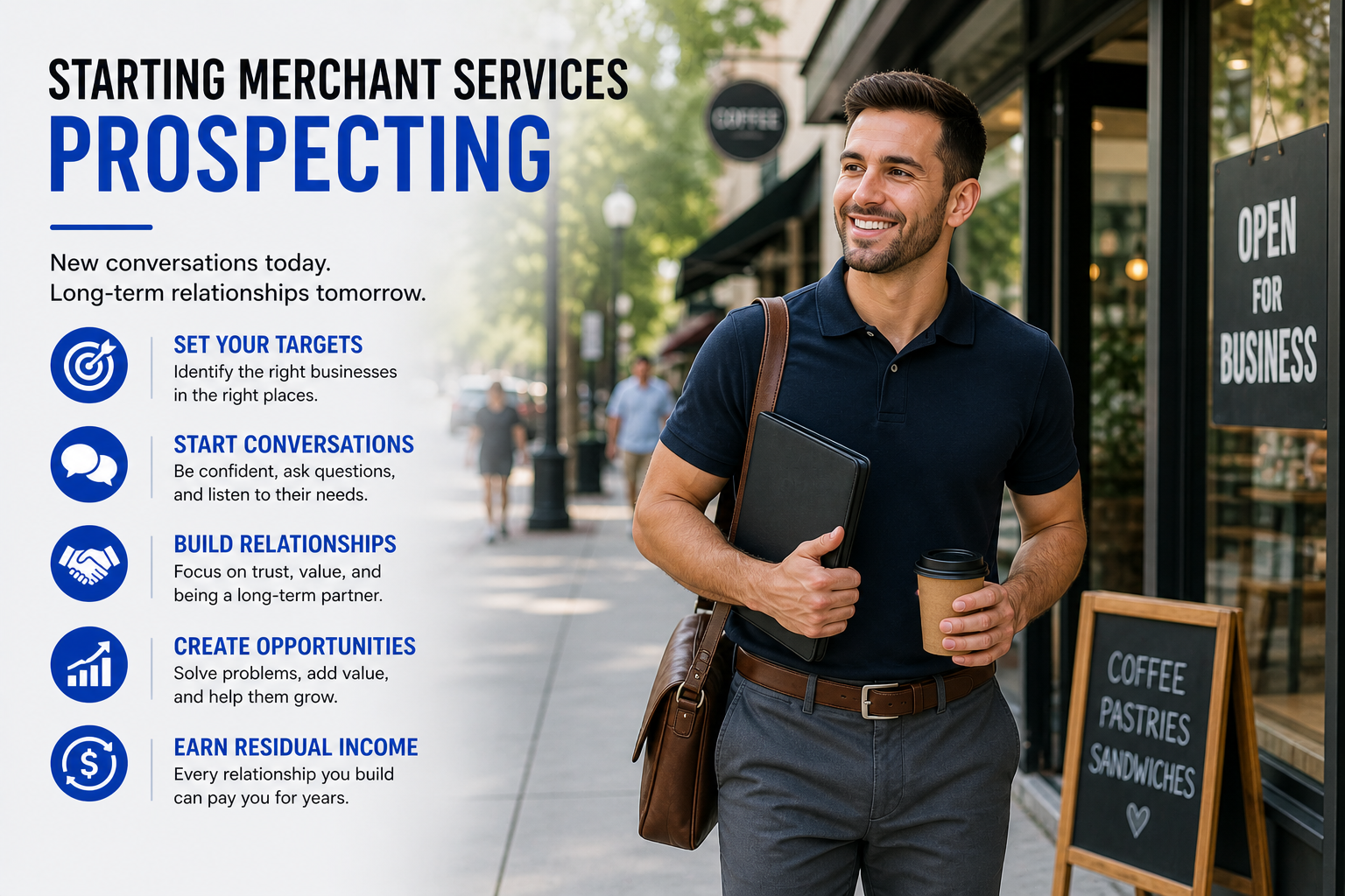 starting merchant services prospecting