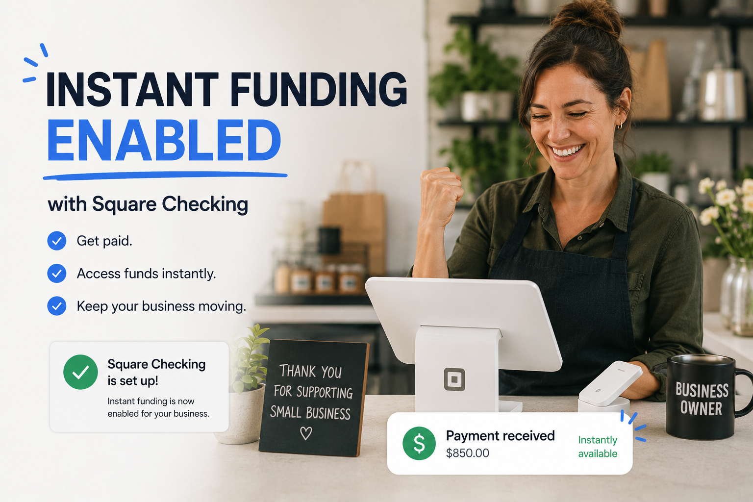 instant funding with square