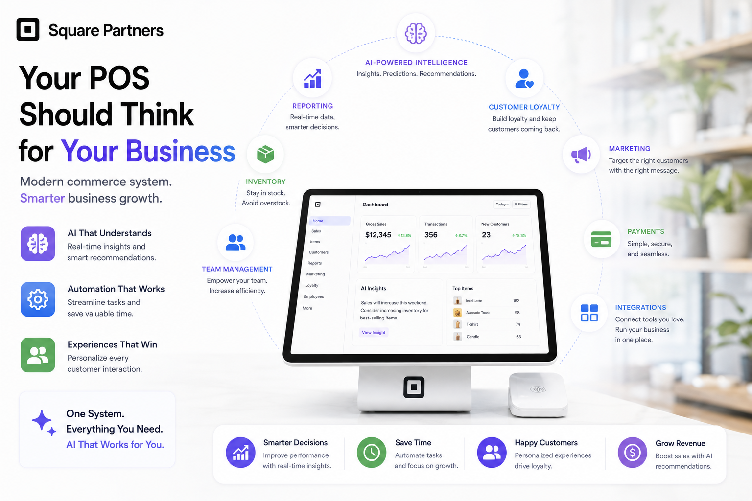 smart POS system using AI and automation smart POS system using AI and automation