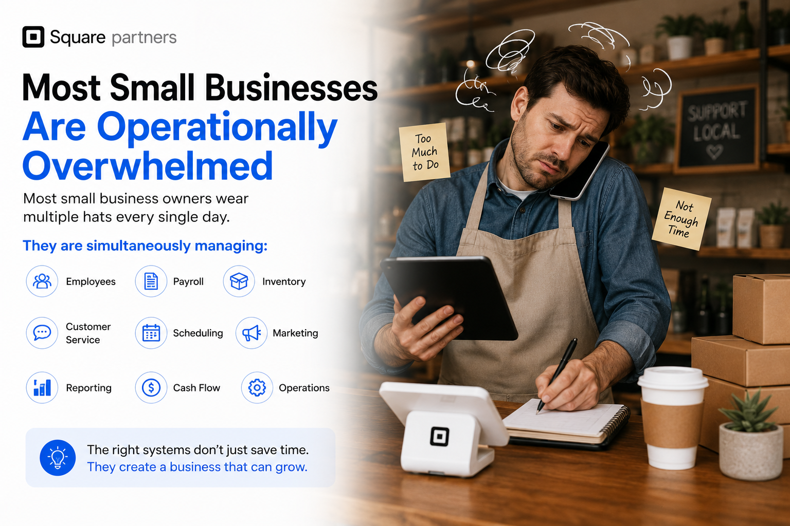 Overwhelming small business task