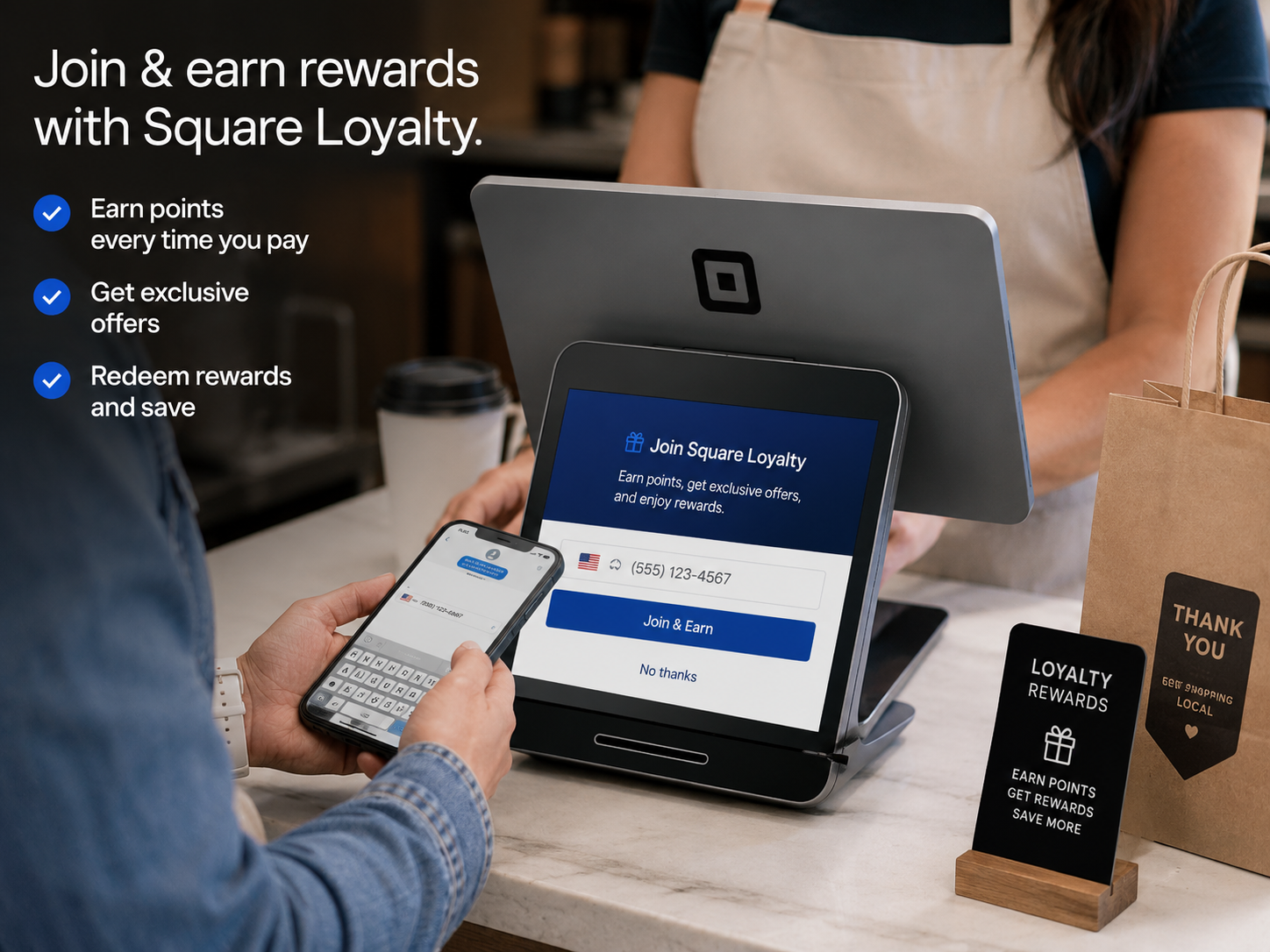 customer enrolling loyalty program