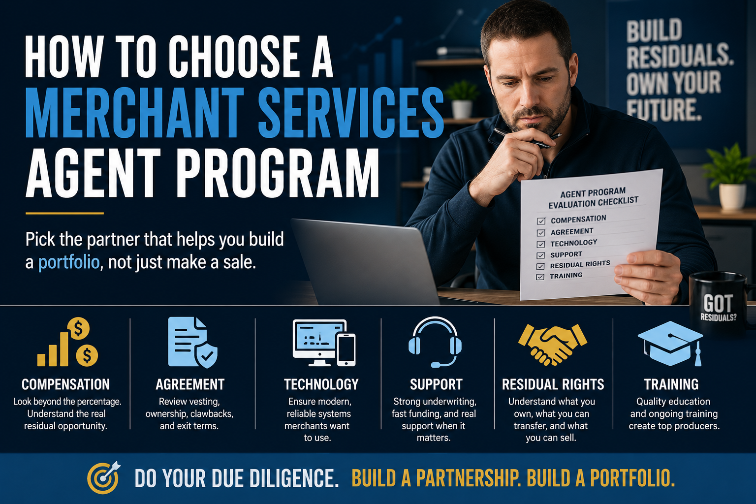 merchant services agent agreement questions before signing