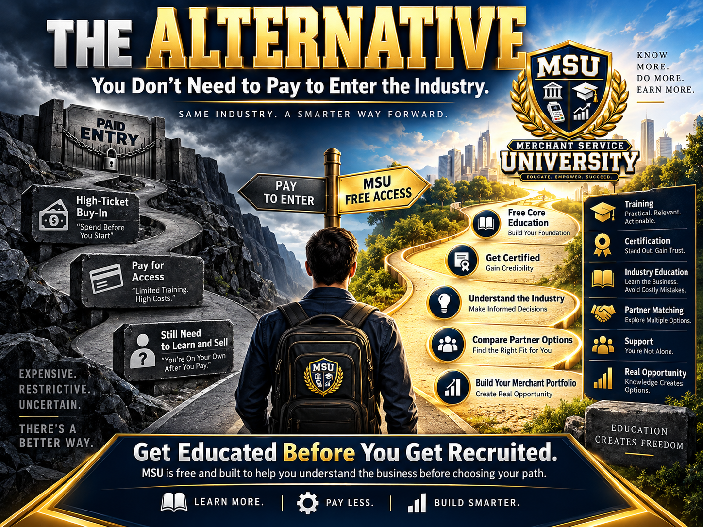 do you need to pay for merchant service education