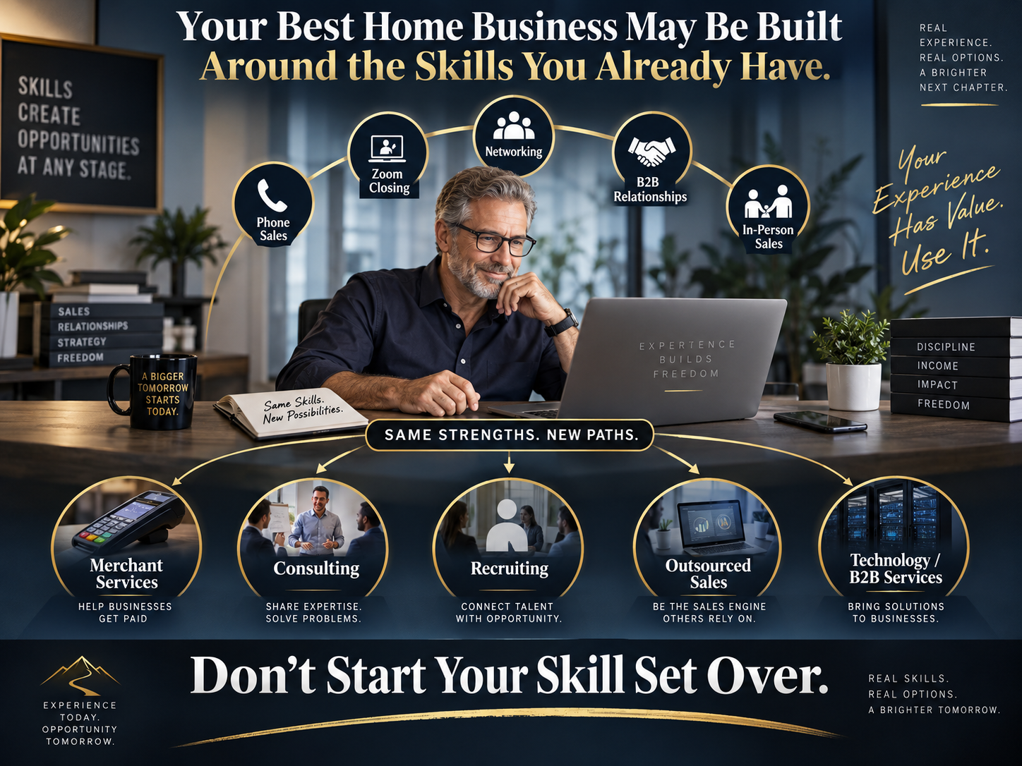 home based business ideas for experienced salespeople closers and business development professionals