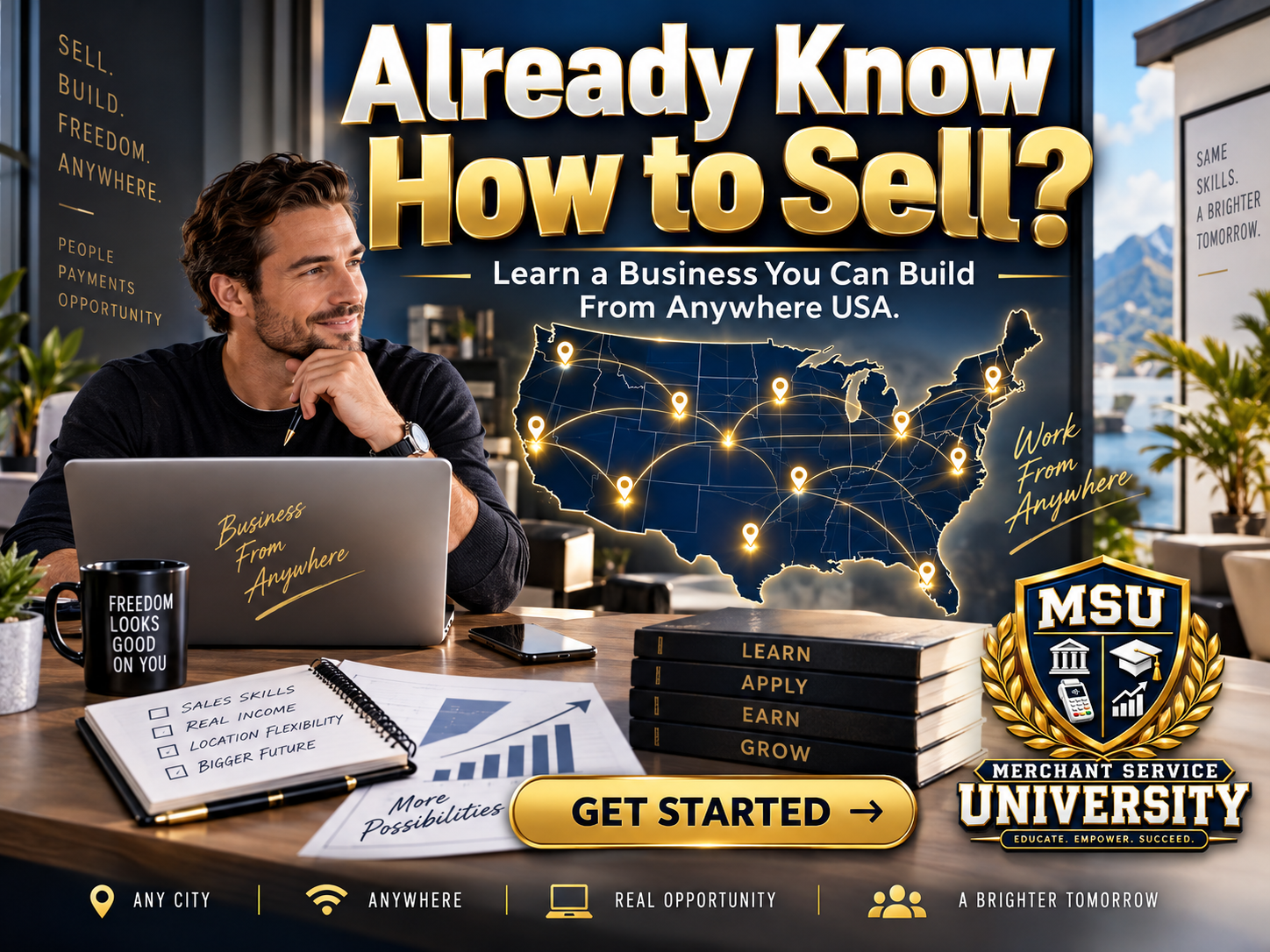 merchant services as a business model for experienced salespeople seeking recurring income