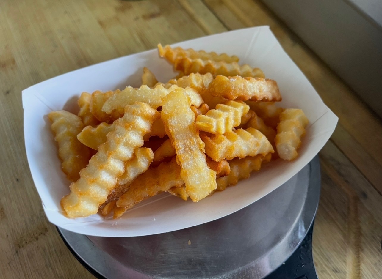 Crinkle-cut fries
