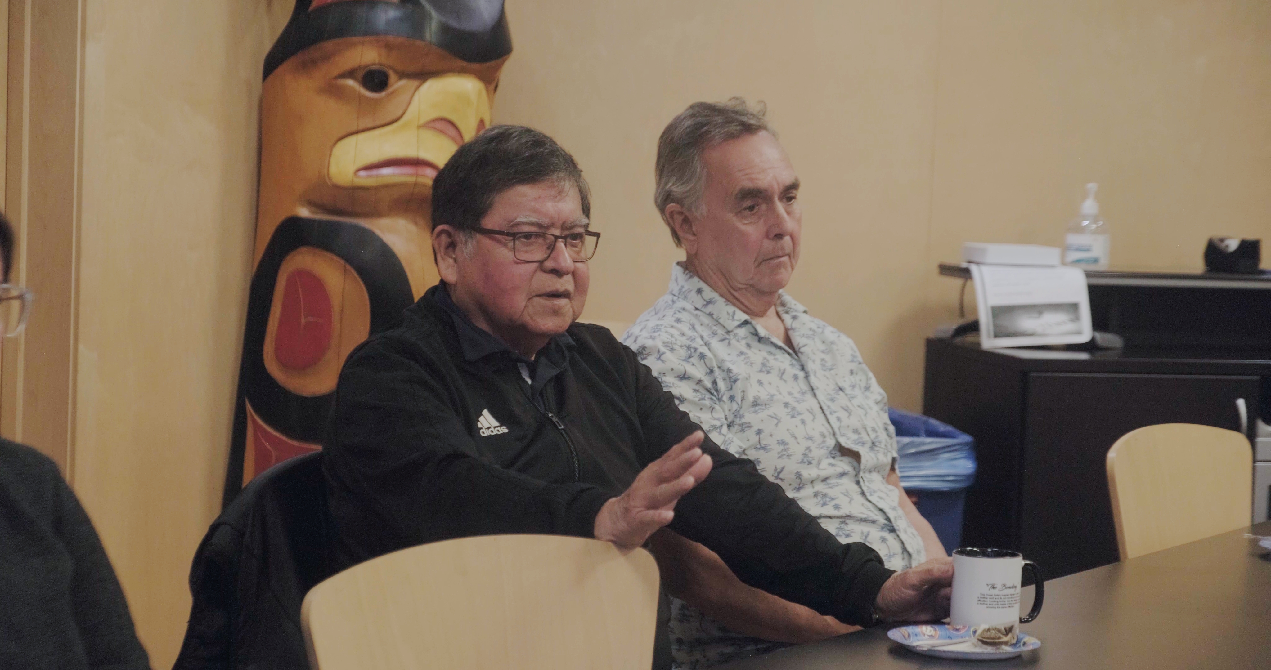 Elders gathered in the room