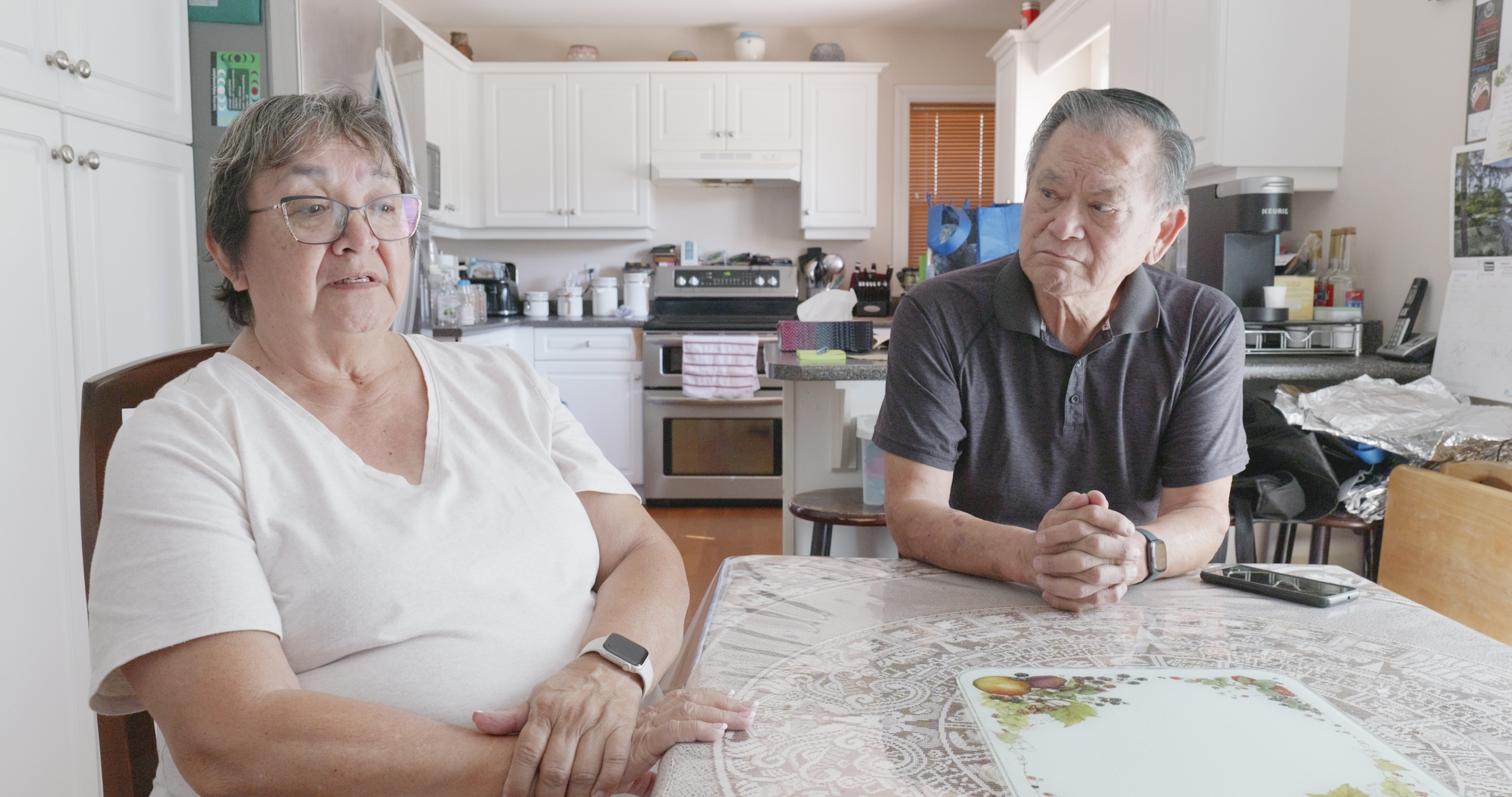 Two elders in conversation