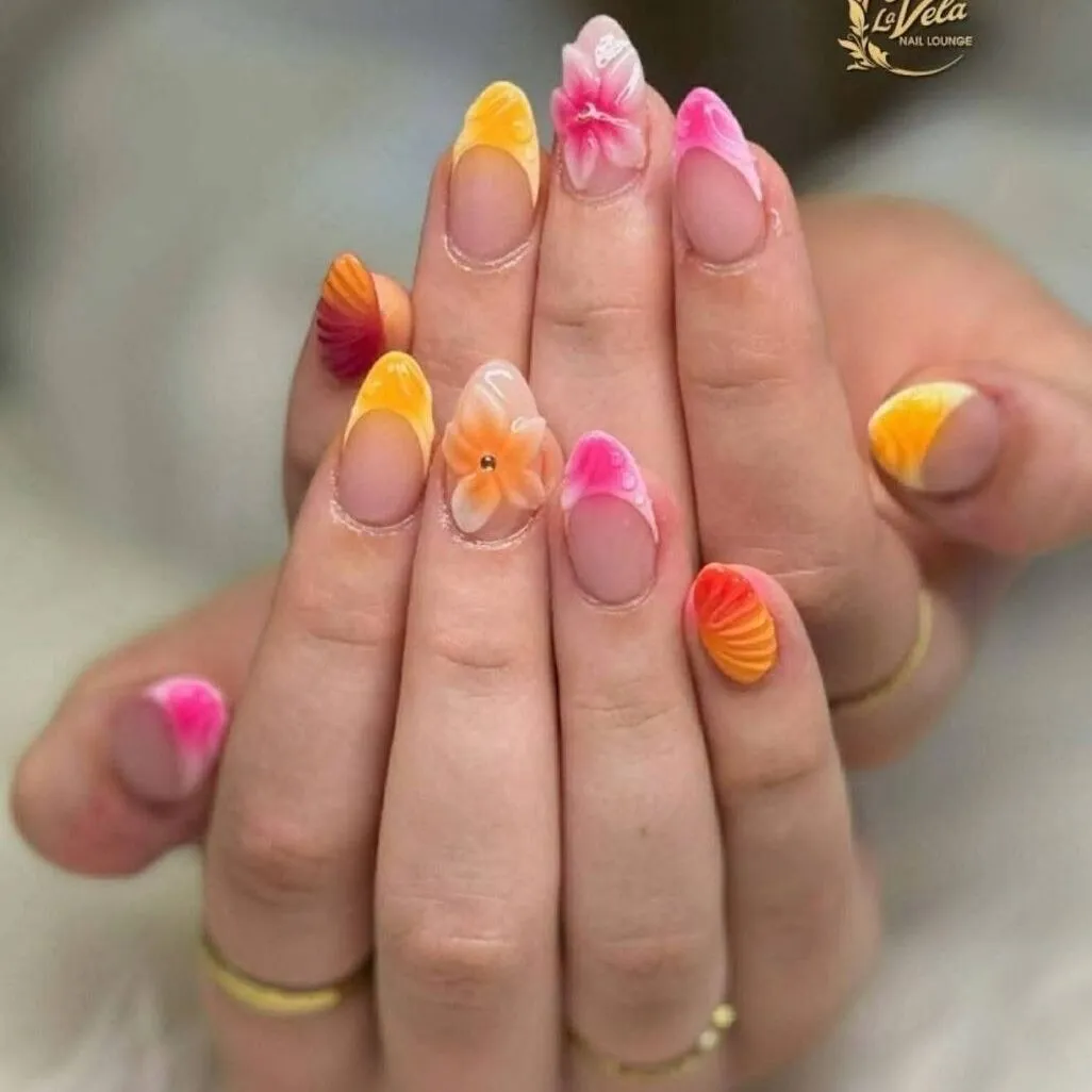 Nail art and add-on services at La Vela Nail Lounge Clermont FL
