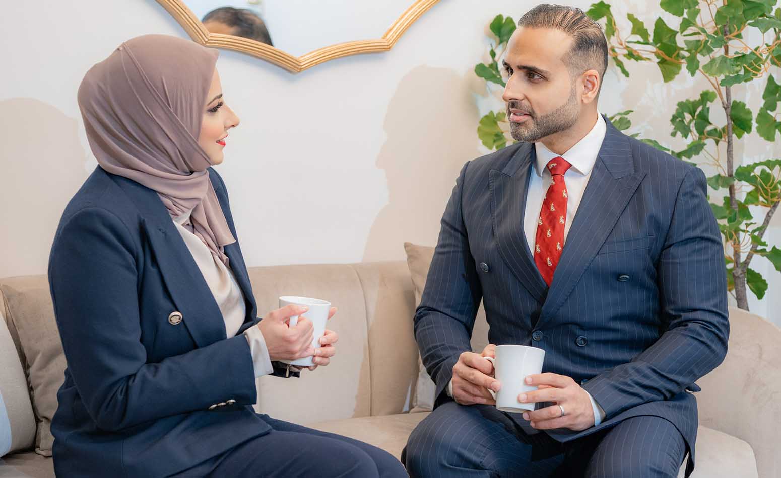 Prof. Ali Al-Hussaini and Dr. Farah Latif at Elevate Medical & Aesthetic Clinic