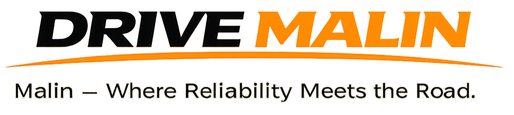Drive Malin logo for reliable monthly vehicle rentals in Houston