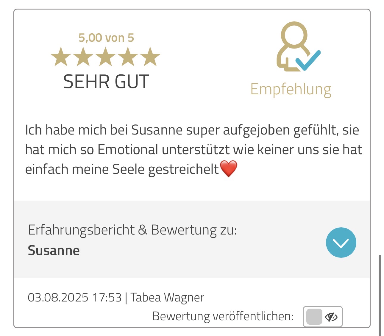 Erfahrungsbericht Tabea