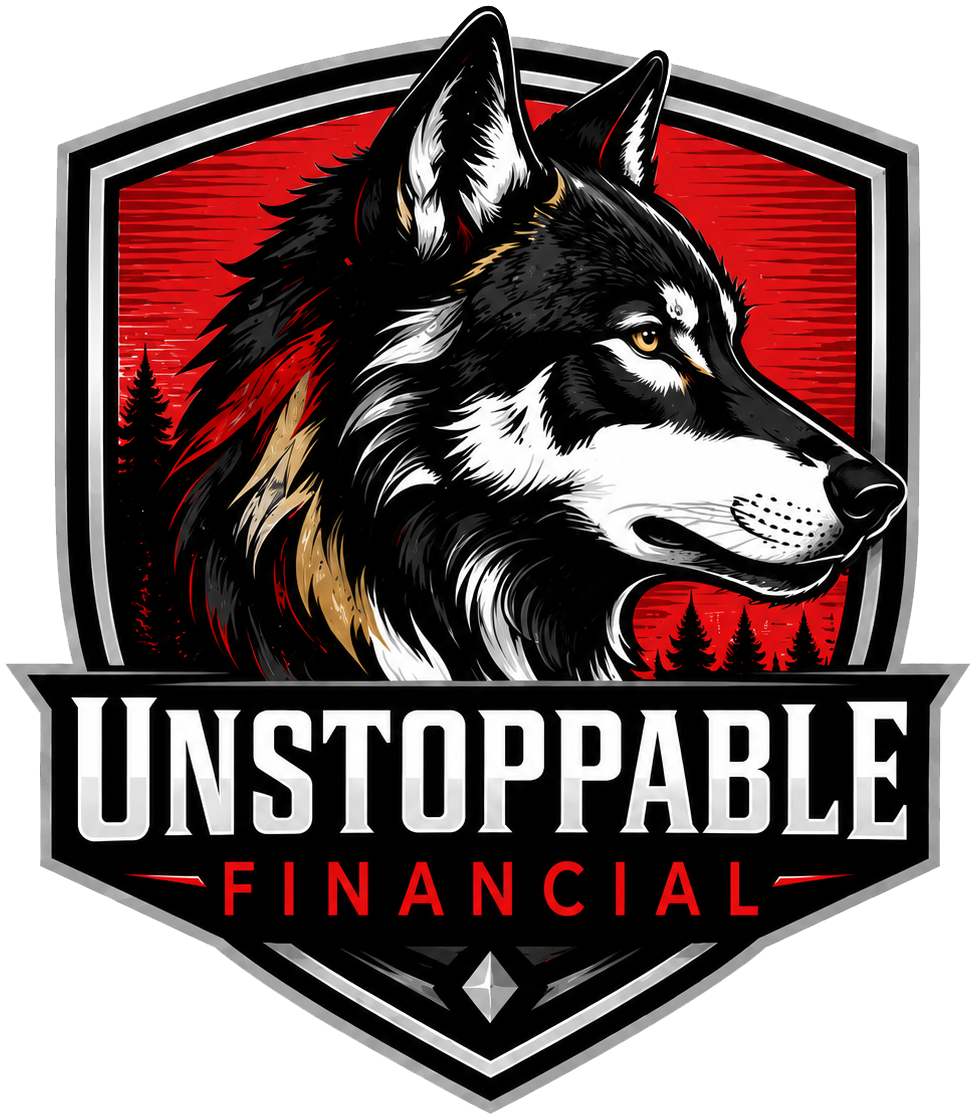 Unstoppable Financial Wolf Logo