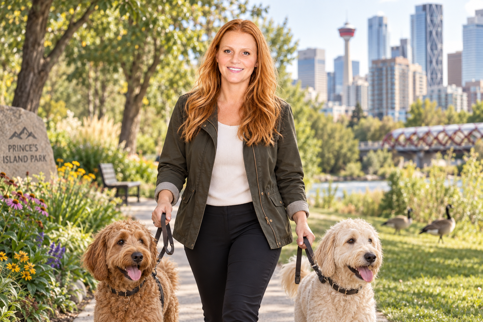 Laura outdoors