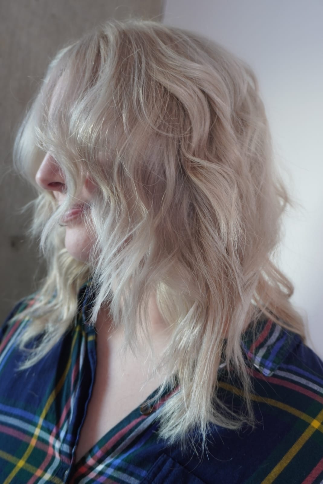Blonde hair color