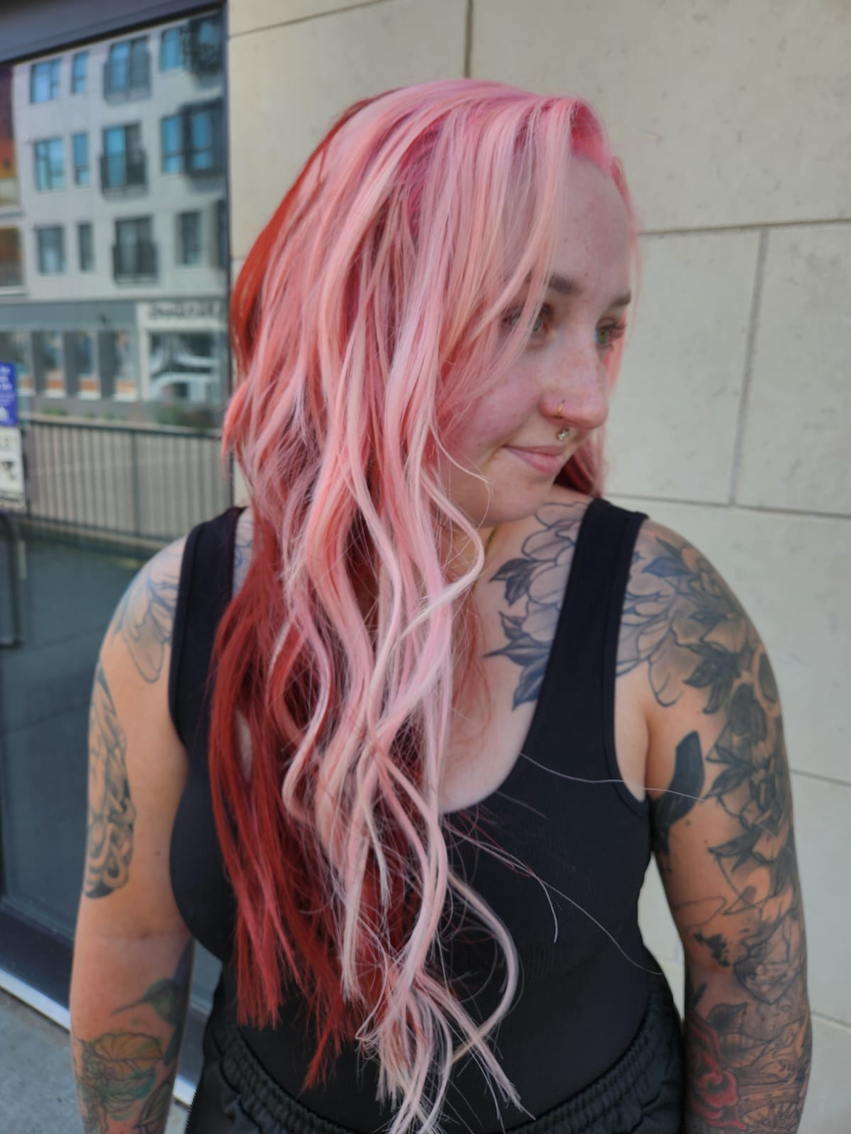 Vivid hair color