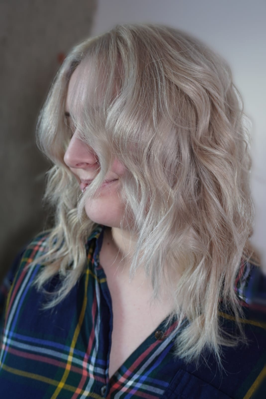 Blonde hair color