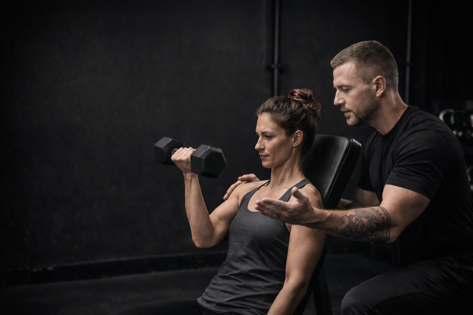 Personal training session at 4Balance   Fitness Greenville SC