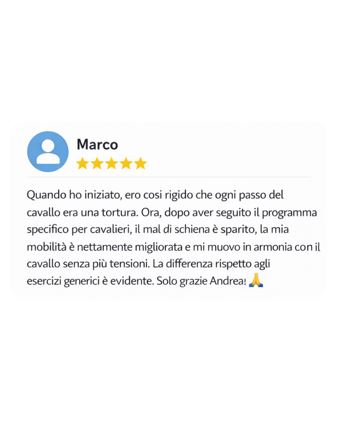 Testimonianza Marco