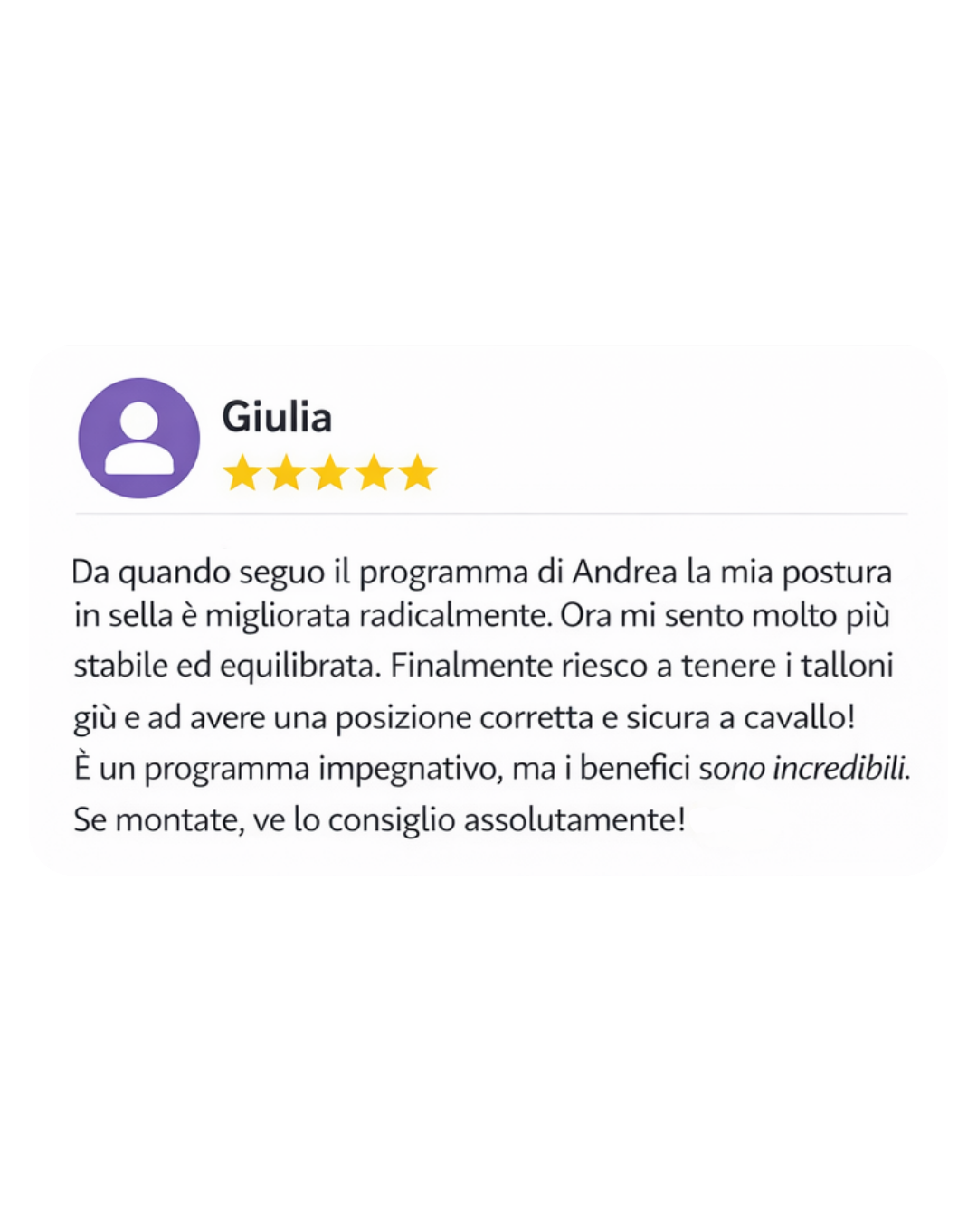 Testimonianza Giulia
