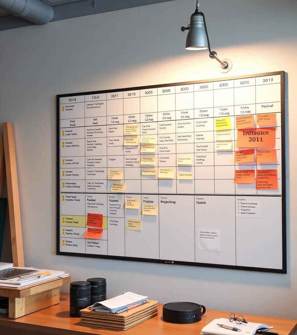 Contractor planning schedule