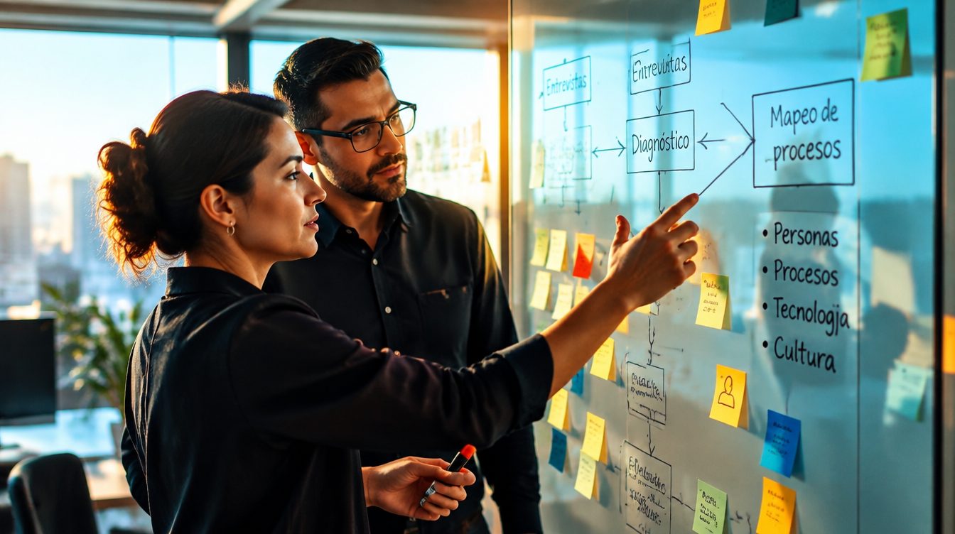 Diagnóstico y mapeo de procesos empresariales para adopción de IA