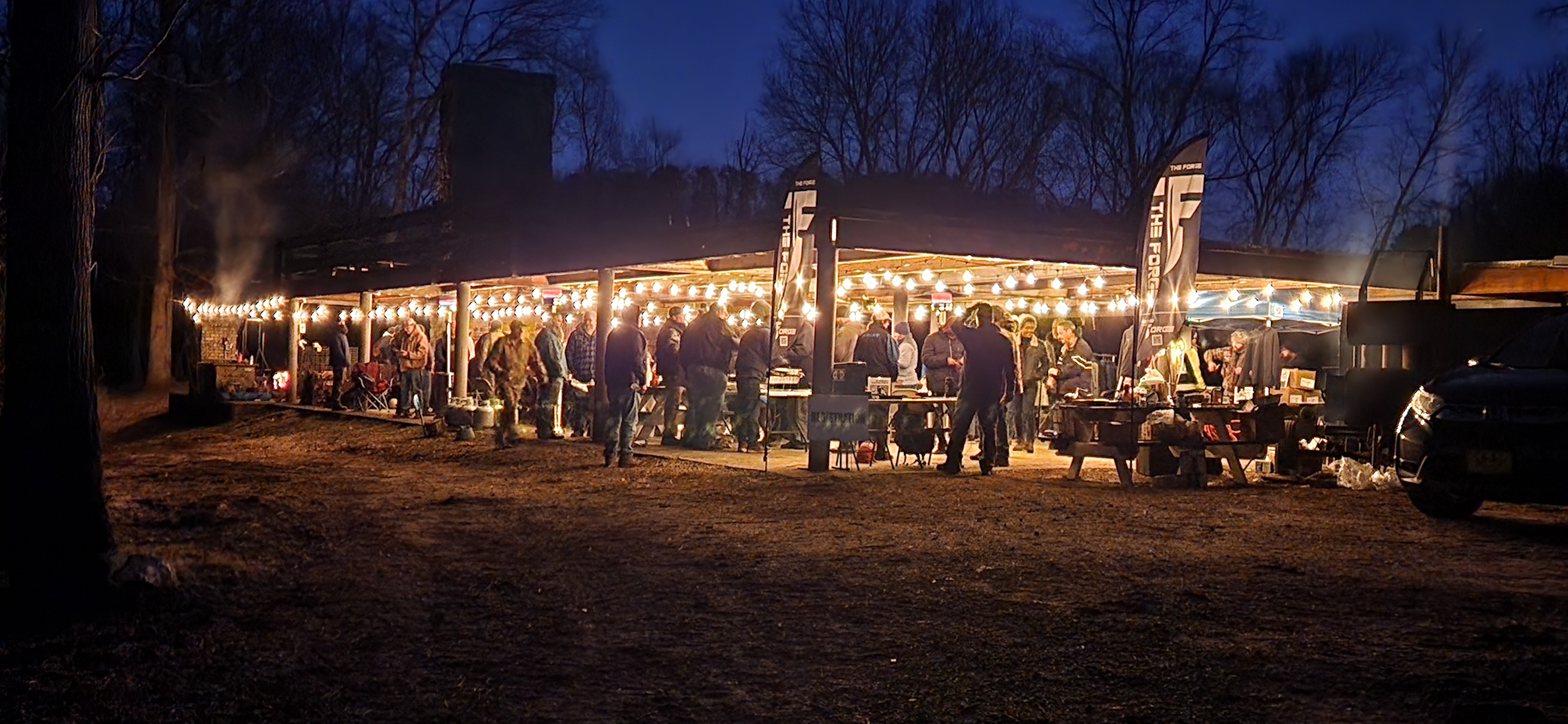 Gathered on the land at The River Ministries