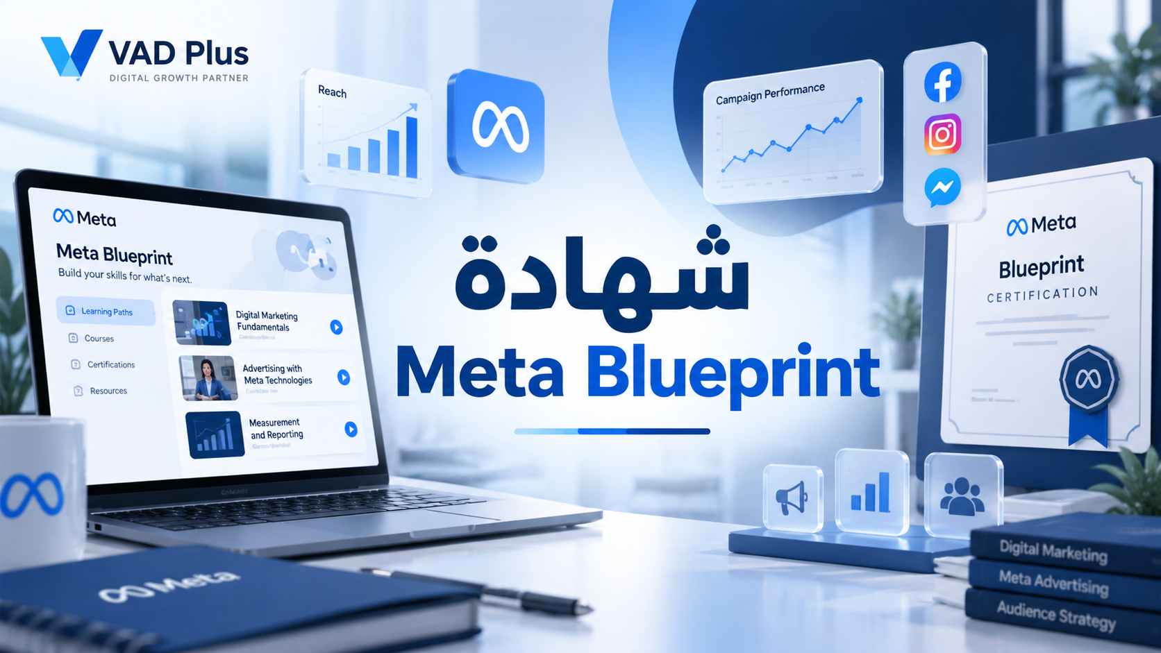شهادة Meta Blueprint: أنواعها وامتحانها وهل تستحق