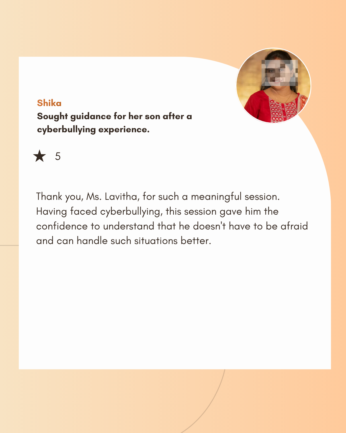 Family success story testimonial